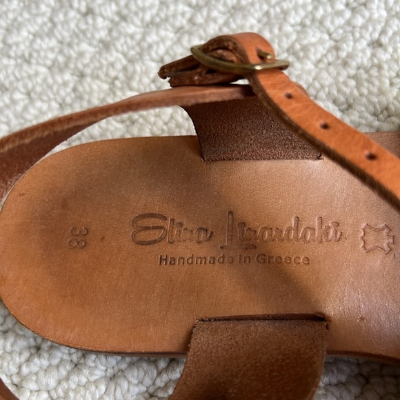 Like new! Vintage Elina Linardaki festive sandals size 8/38 with dustbag! - Picture 4 of 8